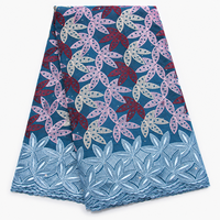 Tissu de dentelle africaine premium, tissu de dentelle suisse en voile, tissu brodé, tissu de dentelle filet pour robe de mariée Aso Ebi, caftan, acheteur professionnel
