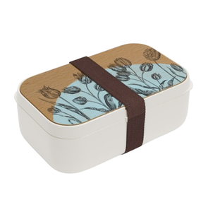 Dark Brown Bento Wooden <b>Storage</b> Box with Lid Oval Shape Spice Chapati and Dry Fruit Custom made Roti <b>Container</b> for <b>Kitchen</b> - Product Image 6