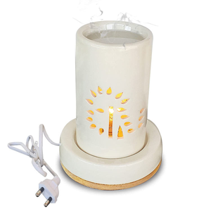 Factory Price Electric Air Aroma <b>Diffuser</b> <b>Ceramic</b> Handcrafted Essential Oil Burner | Tabletop Aromatherapy Home Spa Decor Lamp - Product Image 1