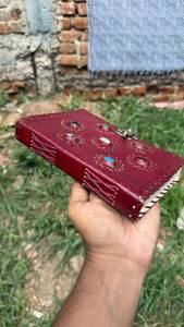 Seven Chakra Leather Journal Handmade Spiritual Notebook Embossed Diary Writing <b>Book</b> for Meditation Yoga Travel and Gift - Product Image 2