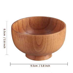 Tazón de Madera de Gran Capacidad con Diseño de Vetas Naturales para Fiestas, Exhibición en Buffet y Experiencias Culinarias Familiares - Product Image 2
