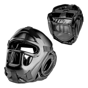 RTS High Quality Professional Custom Boxing Head Guard Full-Face Training Custom Head Gear Boxing & Practice Head Guard AS-HG-10 - Product Image 4