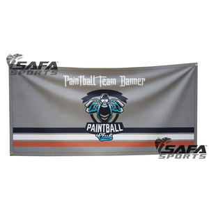 Bandera Personalizada para Eventos de Paintball, Vinilo Resistente para Interiores y Exteriores, Letrero de Ganador con Bordes Cosidos y Ojales para Campo de Juego - Product Image 3