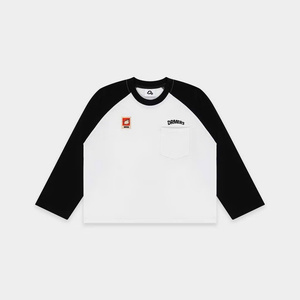 2026 Hot Style Unisex 100% Cotton Knitted Long Sleeve Printed T Shirt Streetwear Design - Product Image 1