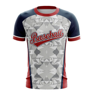Camisetas de Alta Calidad con Estampado de Camuflaje para Jóvenes y Adultos, Diseño Personalizado por Sublimación, Secado Rápido, Ajuste Atlético para Sóftbol y Béisbol - Product Image 3
