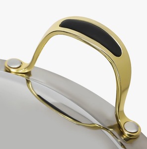 Premium Stainless Steel 5 Qt Round Chafing Dish Set of 4 <b>Buffet</b> Food <b>Warmer</b> with Full Pan At Cheap Price - Product Image 4