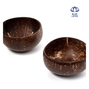 Tazón de Coco Natural Premium Hecho a Mano, Vajilla Ecológica para Uso en el Hogar y la Cocina - BLUE LOTUS de Vietnam - Product Image 1