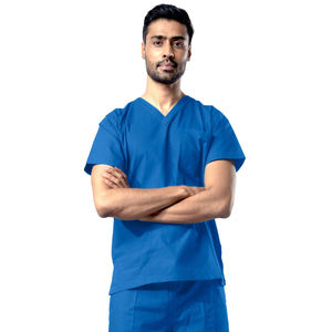 OEM Manufacturer <b>Men</b> Performance Scrub Undershirt Moisture Wicking Medical <b>Base</b> <b>Layer</b> Shirt Doctor Nurse Hospital Uniform Shirt - Product Image 2