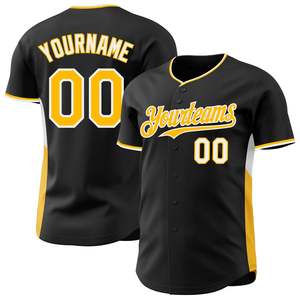 Camiseta de Béisbol Directo de Fábrica, Tejido de Alto Rendimiento Atlético, Sublimación Personalizada, Marca del Equipo, Camiseta Deportiva, Proveedor de Pedidos al por Mayor - Product Image 1