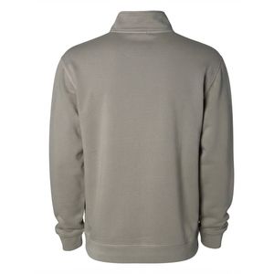 Unisex Pigment Dye Quarter Zip Sweatshirt Midweight Cotton Pullover Casual Streetwear Top Custom Printing OEM ODM Supplier - Product Image 2