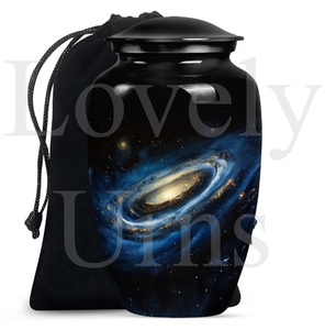 Galaxy cremation urn timeless elegant cremation sentinel memorial urn for human <b>ashes</b> decorative <b>keepsake</b> tribute - Product Image 2