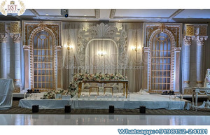 Tema clásico de Bollywood, decoración de escenario de boda, tema marroquí, escenario de recepción de boda, tema árabe romántico, escenario de boda - Product Image 2