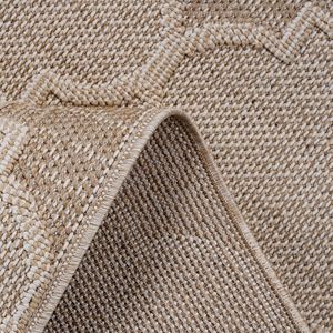 Tappeto da interno/esterno NAAR Guros Collection 2X8 Cream Trellis - Product Image 4