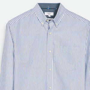 Camisa Casual de Manga Larga a Cuadros para Hombre, 100% Algodón, Cuello Camisero, Antiarrugas, para Otoño - Product Image 4