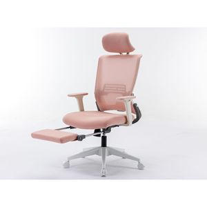 Sedia da Ufficio Ergonomica per Casa con Supporto Lombare, Poggiatesta, Braccioli Ribaltabili, Altezza Regolabile, Girevole e Basculante - Product Image 2