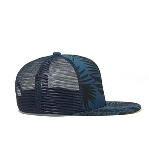 Custom Trucker Hat Mesh <b>Back</b> Snapback Cap 6-Panel Design Adjustable Baseball Style Hat Low MOQ OEM ODM Wholesale Supplier - Product Image 4