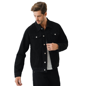 Veste en jean pour homme, design anti-rides, matière douce, prix abordable, décontractée, imperméable, respirante, écologique - Product Image 1