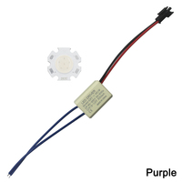 Driver LED DC 300mA 3V-12VDC 3x1W, transformateur d'alimentation à courant constant, sortie 3CCT 6W 12W 18W