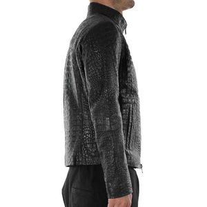 Dernier design de veste en cuir pour homme, streetwear, fermeture éclair, printemps, à capuche, respirante, confortable, de haute qualité, abordable - Product Image 3