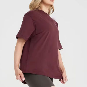 Camisetas de Manga Corta para Mujer, Cuello en V, Ajustadas, Ecológicas, de Alta Calidad, 180 Gramos, al por Mayor - Product Image 5