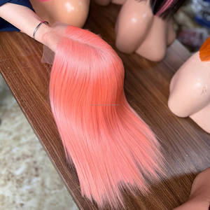 Perruques en cheveux humains bruts vietnamiens les plus vendues, perruques Lace Front sans colle, style bob court, couleur et texture personnalisables - Product Image 1