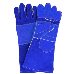 Gants industriels en cuir de vachette résistant à la chaleur, paume renforcée, gants de sécurité pour soudeurs, cuir industriel - Product Image 6