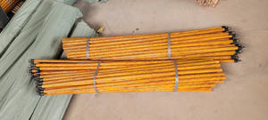 Liste des manches de balai en eucalyptus couleur naturelle 120 cm diamètre 20-25 mm qualité première couche Palm Mop GMEX JSC. Sac tissé - Product Image 6