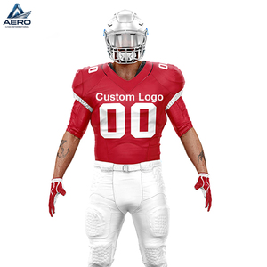 Uniforme de Fútbol Americano Rojo y Blanco 100% Poliéster, Mejor Precio, Calidad Duradera, Nueva Llegada, para Adultos, para Jugar Deportes - Product Image 6