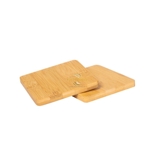 Natural Bamboo Square Coaster Eco Friendly Drink Coaster for <b>Table</b> <b>Protection</b> and Wholesale Supply - Product Image 4