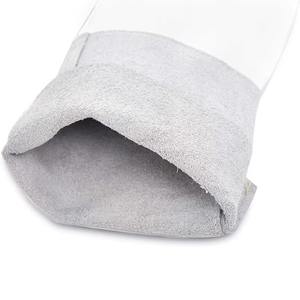 Gants de soudage robustes en cuir de vachette de qualité supérieure, résistants à la chaleur, à manchette longue, pour le soudage à l'arc, la forge et la protection des travaux métalliques - Product Image 3