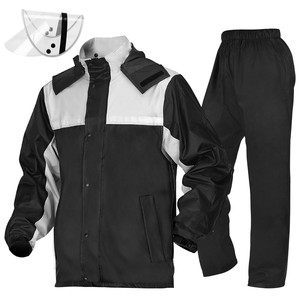 Ensemble de survêtement de ski de luxe pour homme, coupe-vent, avec fermeture éclair, en nylon réfléchissant noir, facile à porter - Product Image 1