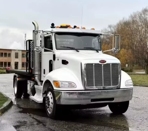 ราคาขายส่ง รถบรรทุก Peterbilt 330 มือสอง ปี 2020 แบบพื้นเรียบ 16 ฟุต พร้อมระบบ Roll-Off Hook Truck พวงมาลัยซ้าย/ขวา ไมล์น้อย จัดส่งทั่วโลก - Product Image 6