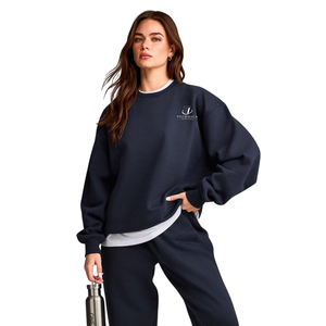 <b>Women</b> Casual Sweatshirt Long Sleeve Pullover Soft Fleece <b>Top</b> Comfortable Everyday Sportswear Fashion Clothing Custom Manufacture - Product Image 1