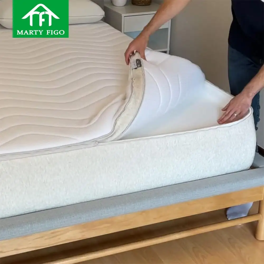 Euro top UK king roll up cooling fireproof mattress in a box orthopedic high density memory foam natural latex mattress