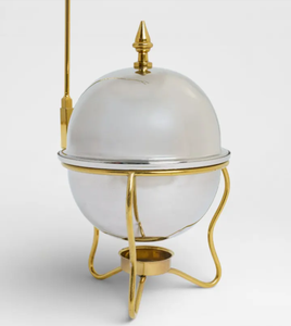 Ensemble de réchauds en acier inoxydable 201 avec couvercle en verre, chauffe-plats portable, compatible lave-vaisselle, pour la restauration, les restaurants et les hôtels - Product Image 3