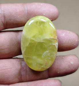 Opale verte naturelle, pierre précieuse de forme ovale, pierre brute pour la fabrication de bijoux, évaluation par une tierce partie - Product Image 3