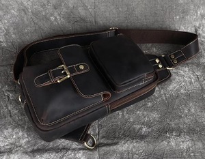 Bolso de Pecho y Cintura para Hombre, de Moda, para Exteriores, de un Solo Hombro, Doble Bandolera, con Monedero. - Product Image 4