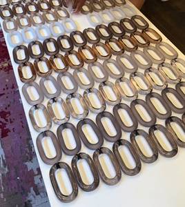 Wholesale <b>Large</b> Colorful Resin Chain Link <b>Wall</b> Art DIY <b>Wall</b> Hanging <b>Decor</b> for Home Craft Projects Modern Handmade - Product Image 1