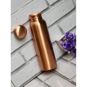 Plain <b>Copper</b> Water <b>Bottle</b> Adults Health Beneficial High Insulated BPA Free <b>Copper</b> <b>Bottle</b> For Drinking For Gym Sports Running Use - Product Image 2