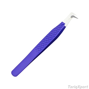 Pinzas Profesionales de Alta Calidad para Pestañas, de Acero Inoxidable, Antideslizantes, con Punta Puntiaguda, Mango Cómodo, Venta al Por Mayor - Product Image 5