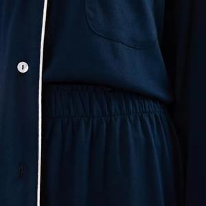 ชุดนอนผ้าฝ้ายคุณภาพสูงสำหรับผู้หญิง ชุดนอน 2 ชิ้น ชุดนอนลำลองสำหรับผู้หญิง รับผลิตแบบ OEM - Product Image 6