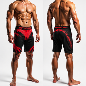 Customized Print MMA Fight <b>Shorts</b> No Gi BJJ <b>Grappling</b> <b>Shorts</b> Sublimated Lightweight Quick Dry Training Wear Wholesale Sportswear - Product Image 6
