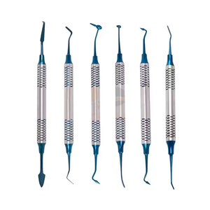 Dental Surgical Instruments Composite <b>Resin</b> Filling Spatula <b>Kit</b> Non Stick Coated Tip Dental Medic Instruments Set Restorative - Product Image 1