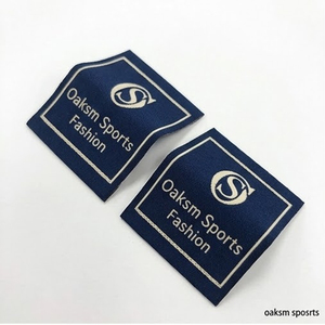 Étiquette tissée personnalisée en taffetas, douce et lisse, pour vêtements, logo de marque, étiquettes à coudre, étiquette de col pour vêtements de luxe, qualité supérieure - Product Image 4