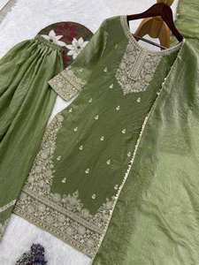 Salwar Kameez élégant pour femmes, tenue de soirée, costume ethnique de créateur pour mariage et occasions festives, magnifique tenue de soirée pour femmes - Product Image 5