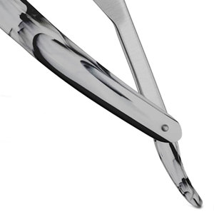 High Quality Stainless Steel Handle Stainless Steel <b>Blade</b> Disposable <b>Single</b> Edge Men's Salon Barber Face Shaving <b>Razor</b> - Product Image 3