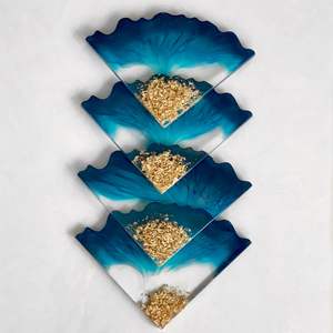 Sous-verres en résine ovales et ronds pour comptoirs de cuisine Produit promotionnel - Product Image 6