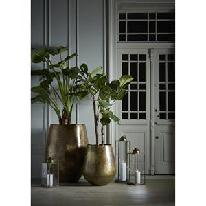 เชิงเทียนตกแต่งโคมไฟทองเหลืองโบราณขนาดกลางได้แรงบันดาลใจจากวินเทจ - Product Image 3