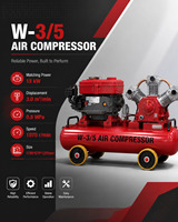 Compresseur d'air à piston portable Kaishan W3.0/5 106CFM 73PSI pour les foreuses à roche minières avec moteur diesel