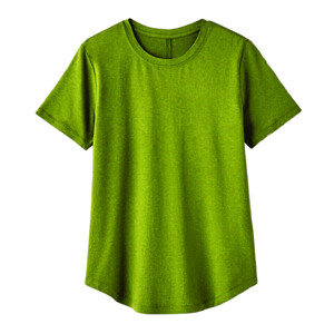 T-shirts pour femmes tendance, broderie personnalisée, manches courtes, en vente, respirants, personnalisables, design de col tendance - Product Image 4